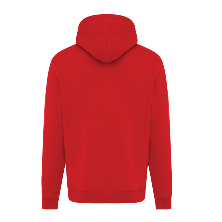 Sudadera con capucha de algodón reciclado Joshua, rojo