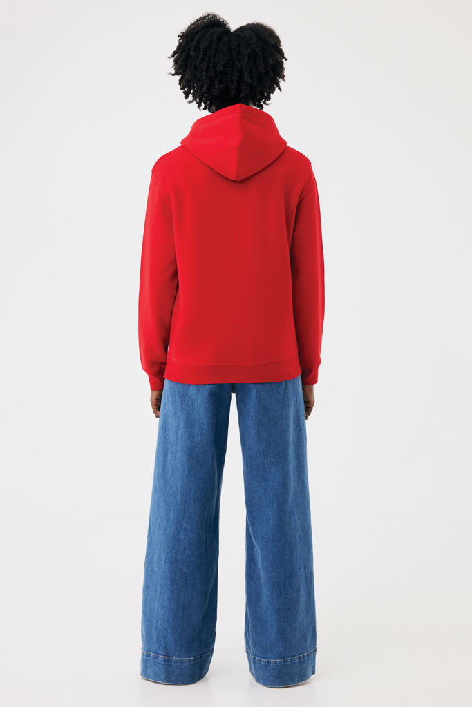 Sudadera con capucha de algodón reciclado Joshua, rojo