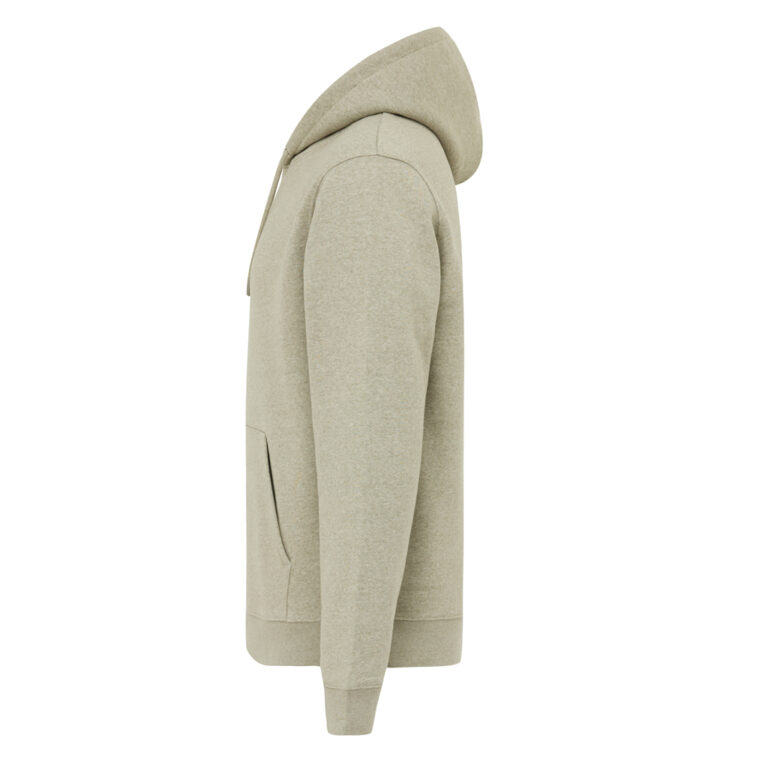 Sweat à capuche en coton recyclé Joshua, light heather green