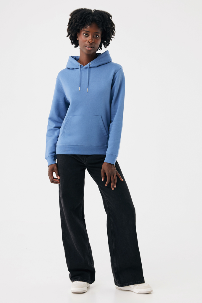 Sudadera con capucha de algodón reciclado Joshua, moon blue