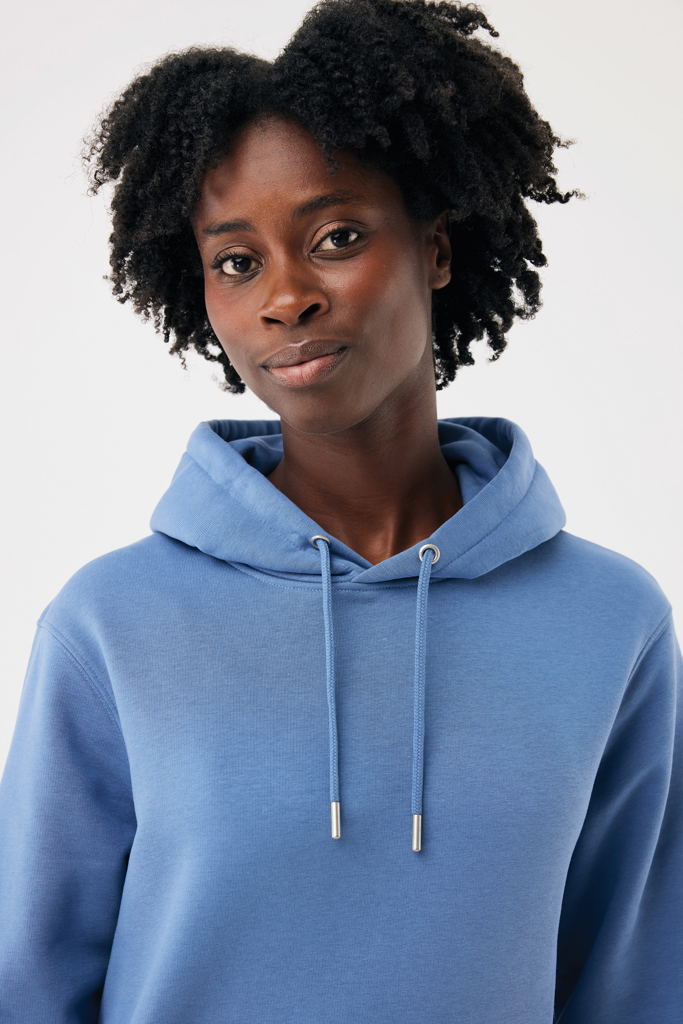 Sudadera con capucha de algodón reciclado Joshua, moon blue