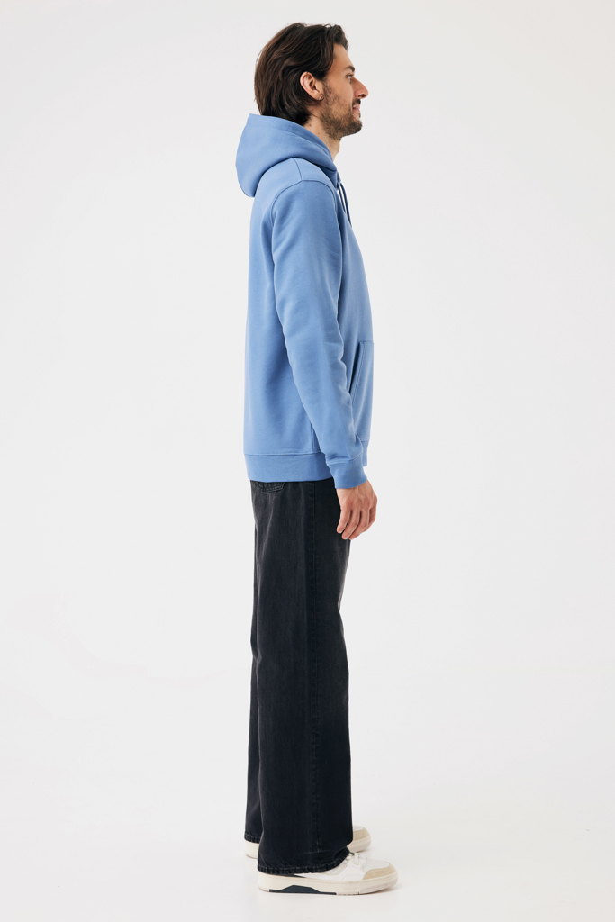 Sudadera con capucha de algodón reciclado Joshua, moon blue
