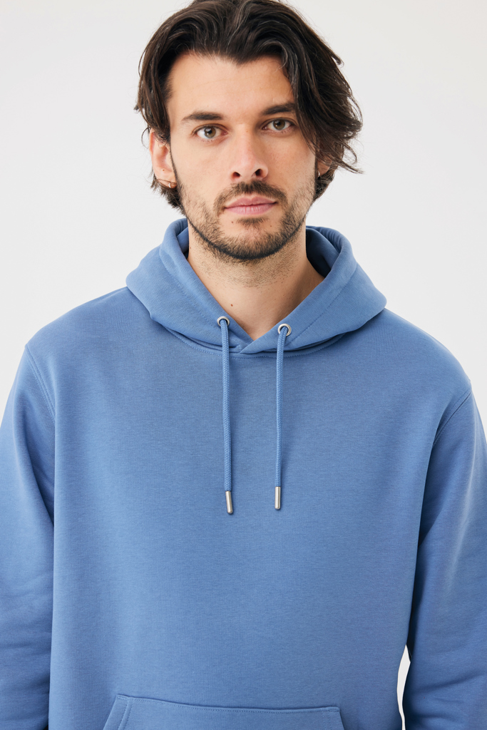 Sudadera con capucha de algodón reciclado Joshua, moon blue