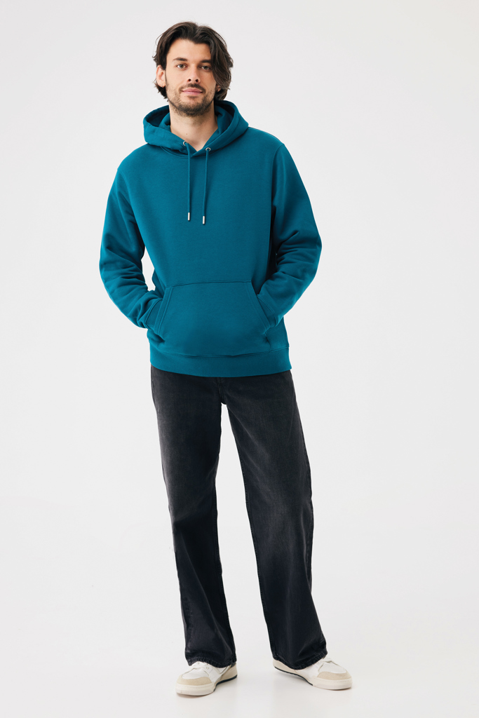 Sudadera con capucha de algodón reciclado Joshua, dark teal