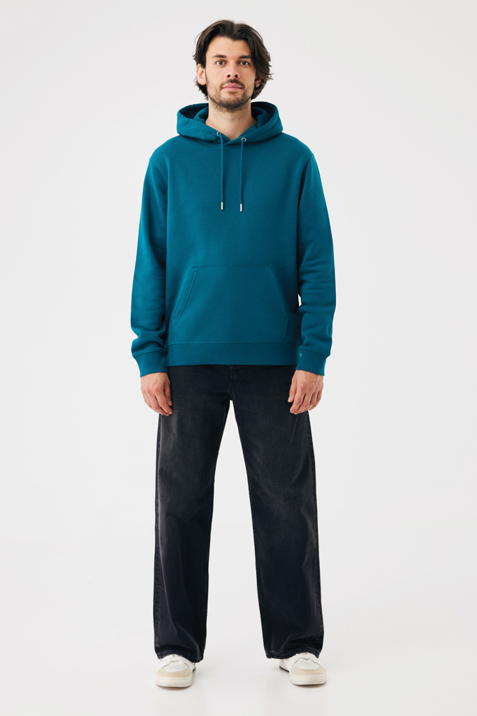 Sudadera con capucha de algodón reciclado Joshua, dark teal