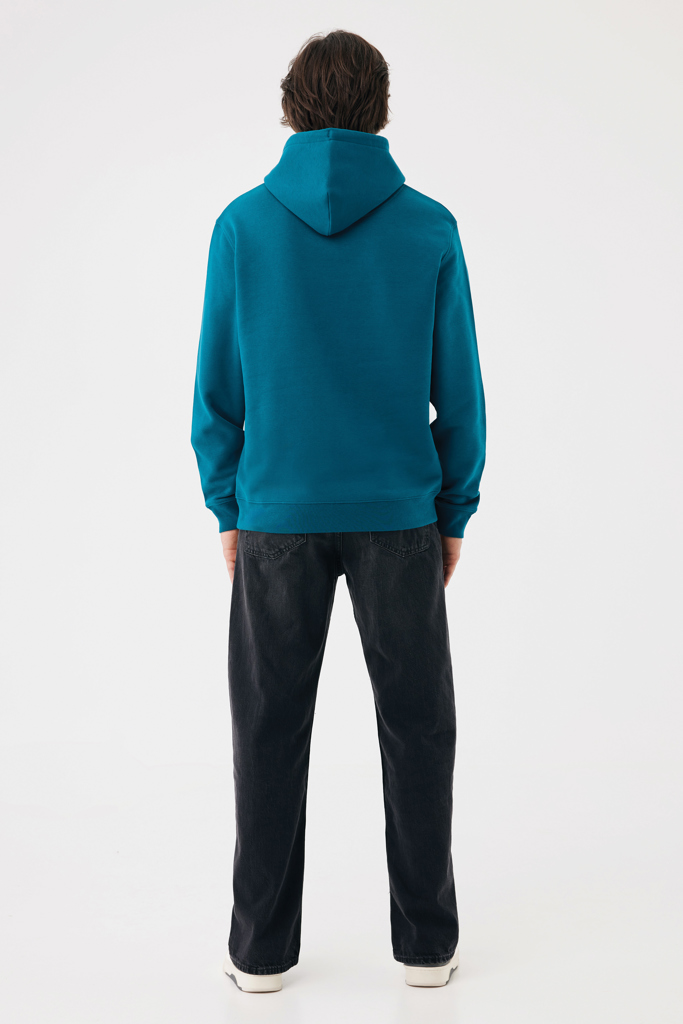 Sudadera con capucha de algodón reciclado Joshua, dark teal