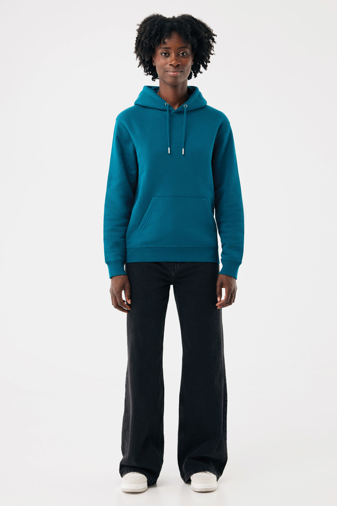 Sudadera con capucha de algodón reciclado Joshua, dark teal