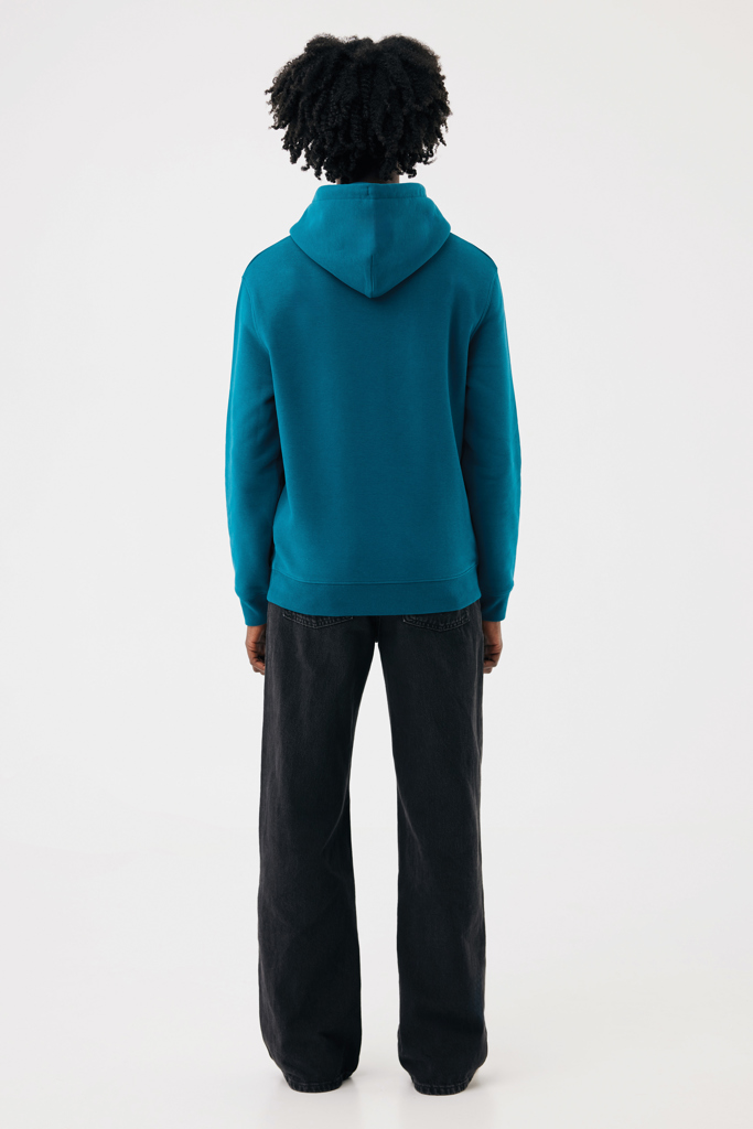 Sudadera con capucha de algodón reciclado Joshua, dark teal