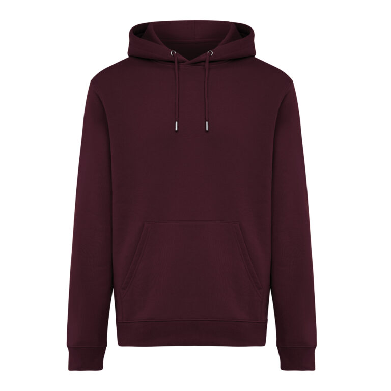 Sudadera con capucha de algodón reciclado Joshua, merlot