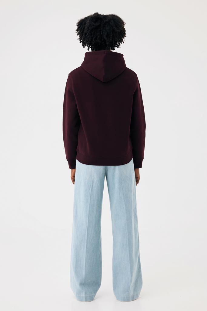 Joshua hoodie van gerecycled katoen, merlot