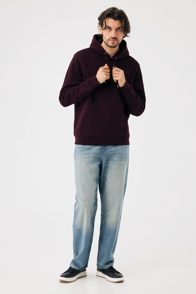 Joshua hoodie van gerecycled katoen, merlot