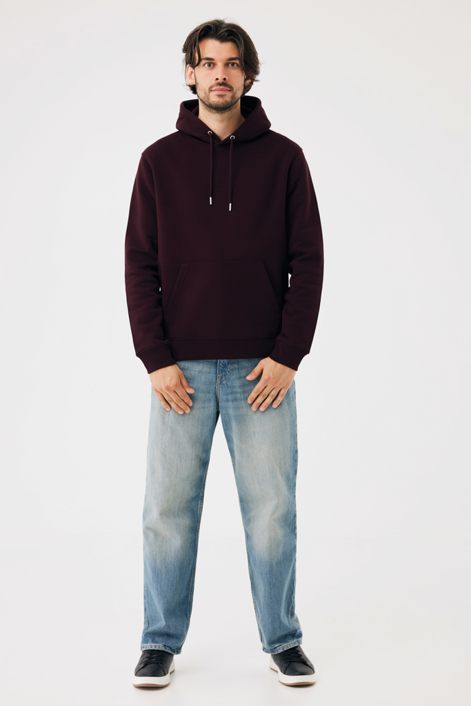 Joshua hoodie van gerecycled katoen, merlot